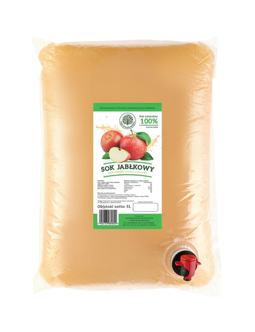 Naturalny sok z jabłek 100% NFC 5L